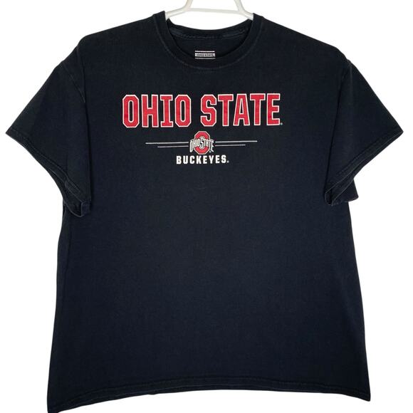 Ohio State Buckeyes T-Shirt Black Collegiate Football Size XL Unisex Athletic - Picture 1 of 8